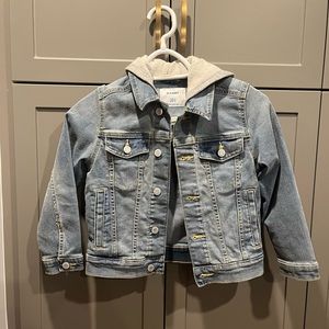 Boys Jean Jacket with Hood